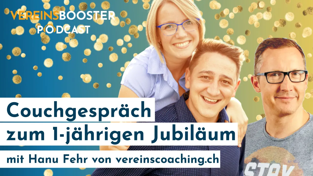 Couchgespräch zum 1-jährigen Vereinspodcast Jubiläum cover jubilaeum v1